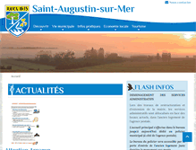 Tablet Screenshot of mairie-saint-augustin.fr